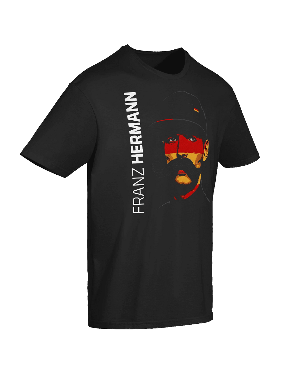 Franz Hermann F1 German Colors Mustache T-Shirt product image (10)