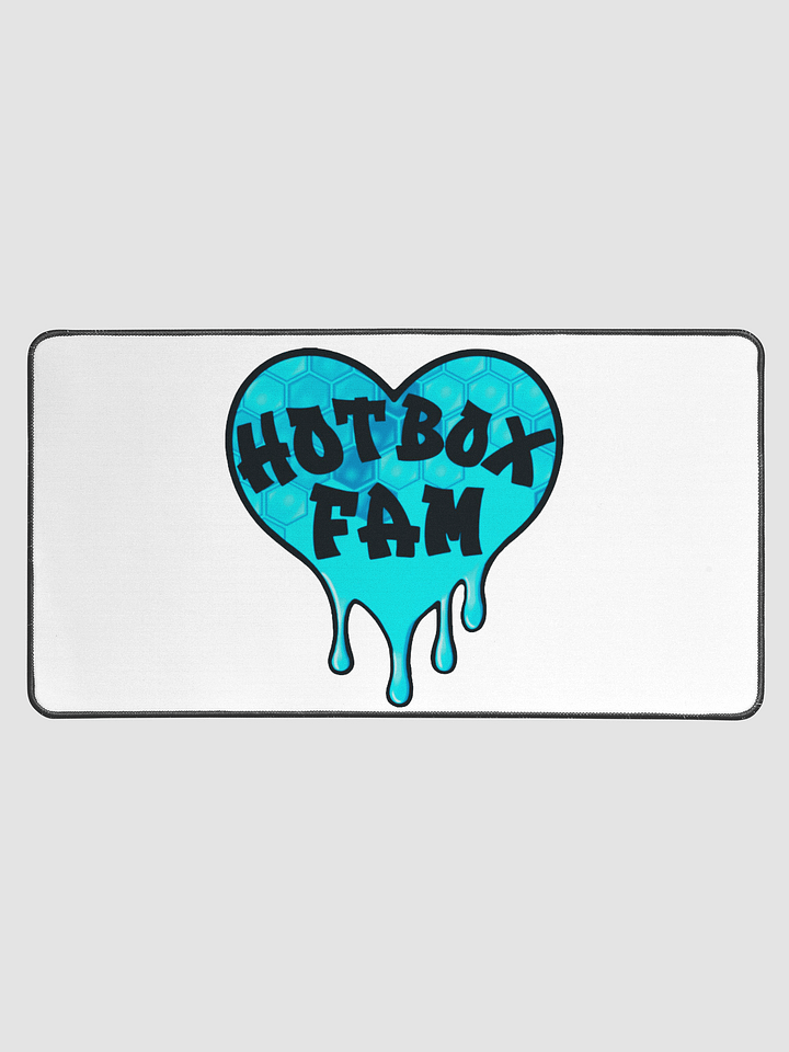 HOT BOX FAM BLUE LOGO DESK MAT product image (1)
