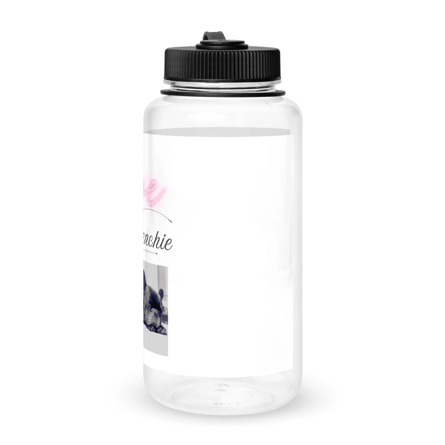 “All You Need is Love… and a Frenchie” Water Bottle - Sleeping French Bulldog Edition product image (3)