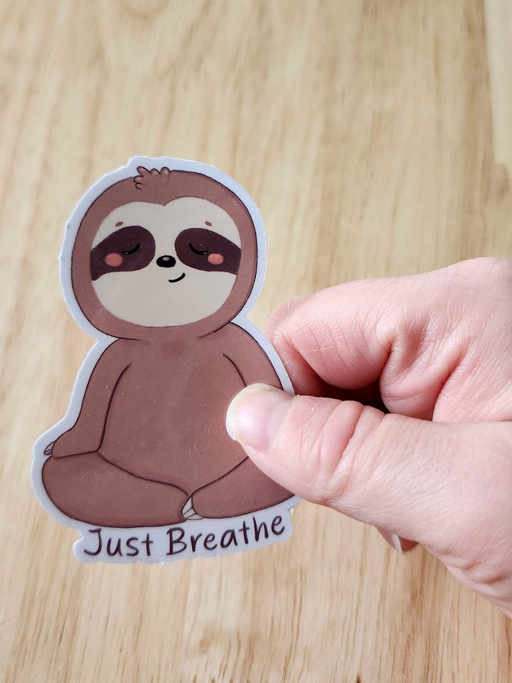 Just Breathe Sloth Mental Health product image (2)
