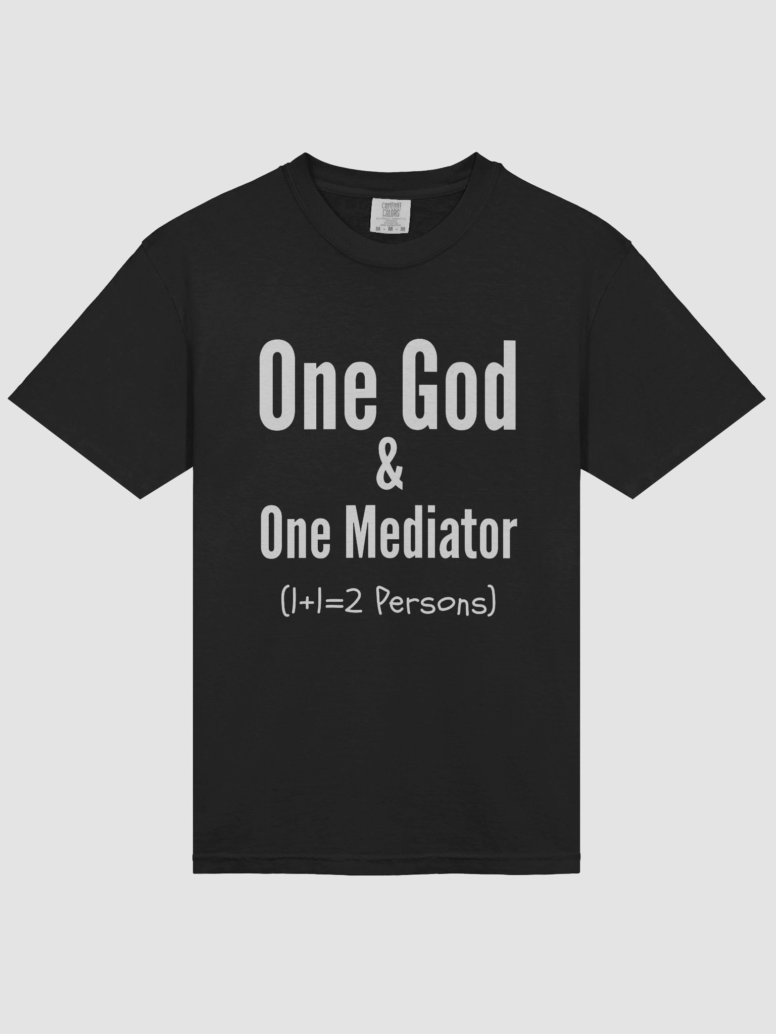 1 God 1 Messiah Relaxed Fit Heavyweight T-Shirt product image (38)