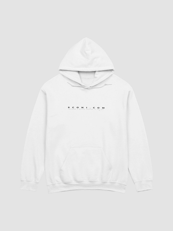 sconiArt logo design 09, black. - unisex Hoodie. product image (1)