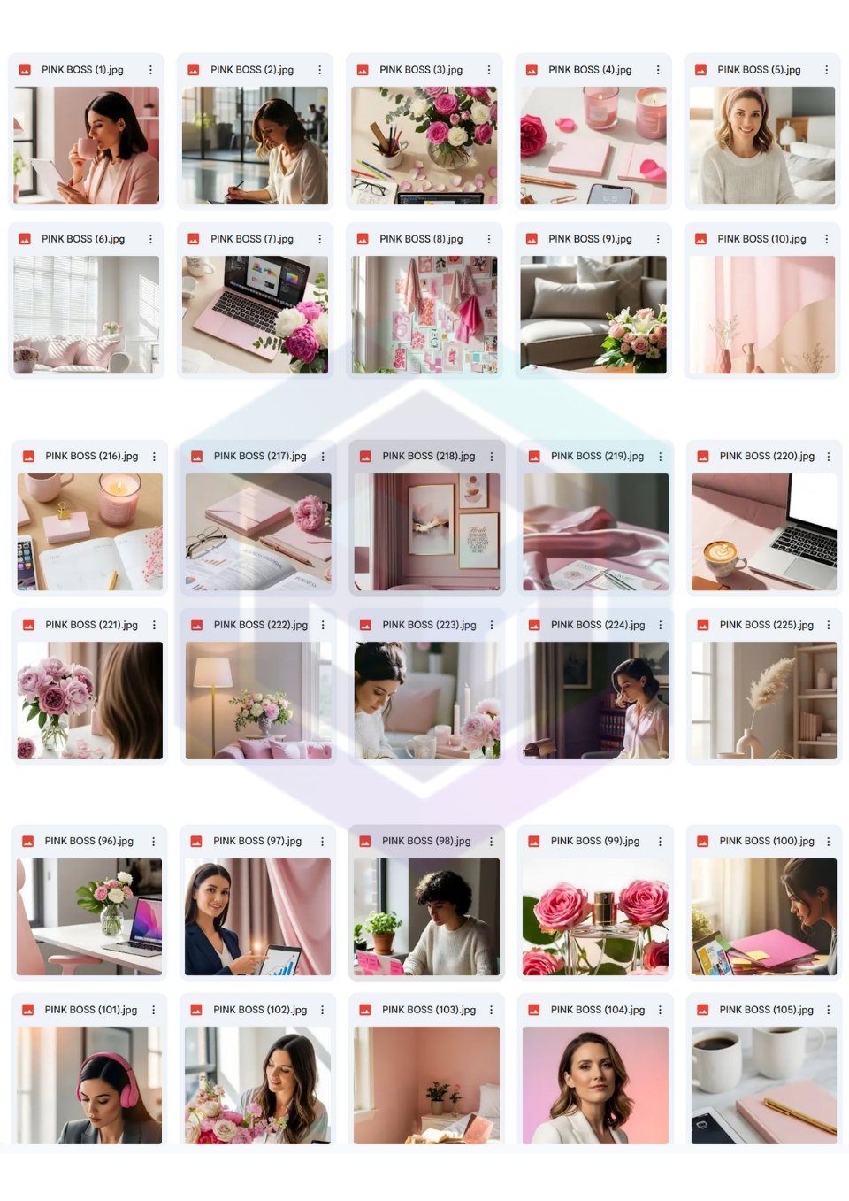 230 AESTHETIC PINK BOSS BABE STOCK PHOTOS BUNDLE FOR EMPOWERED FEMALE BRANDING product image (3)