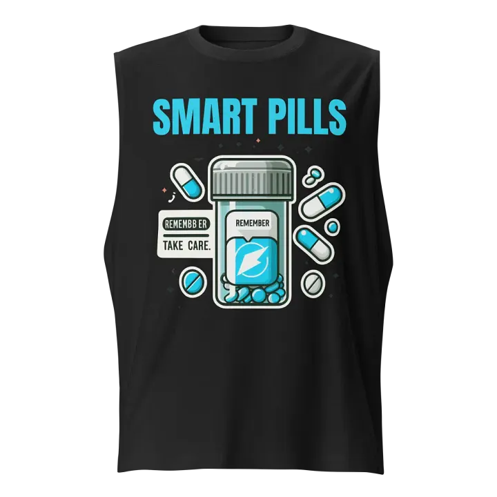 REMEMBBER Smart Pills Cartoon Art Print product image (1)