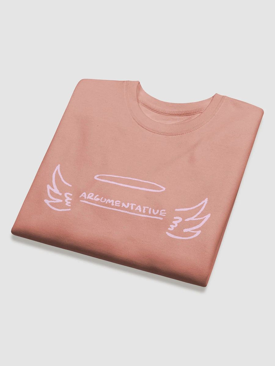 ANGELIC (light pink design) Printed Premium Cotton Crewneck product image (12)