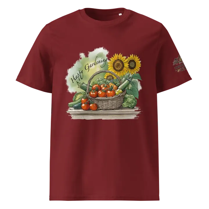 Happy Gardening - Organic Cotton T-Shirt product image (1)