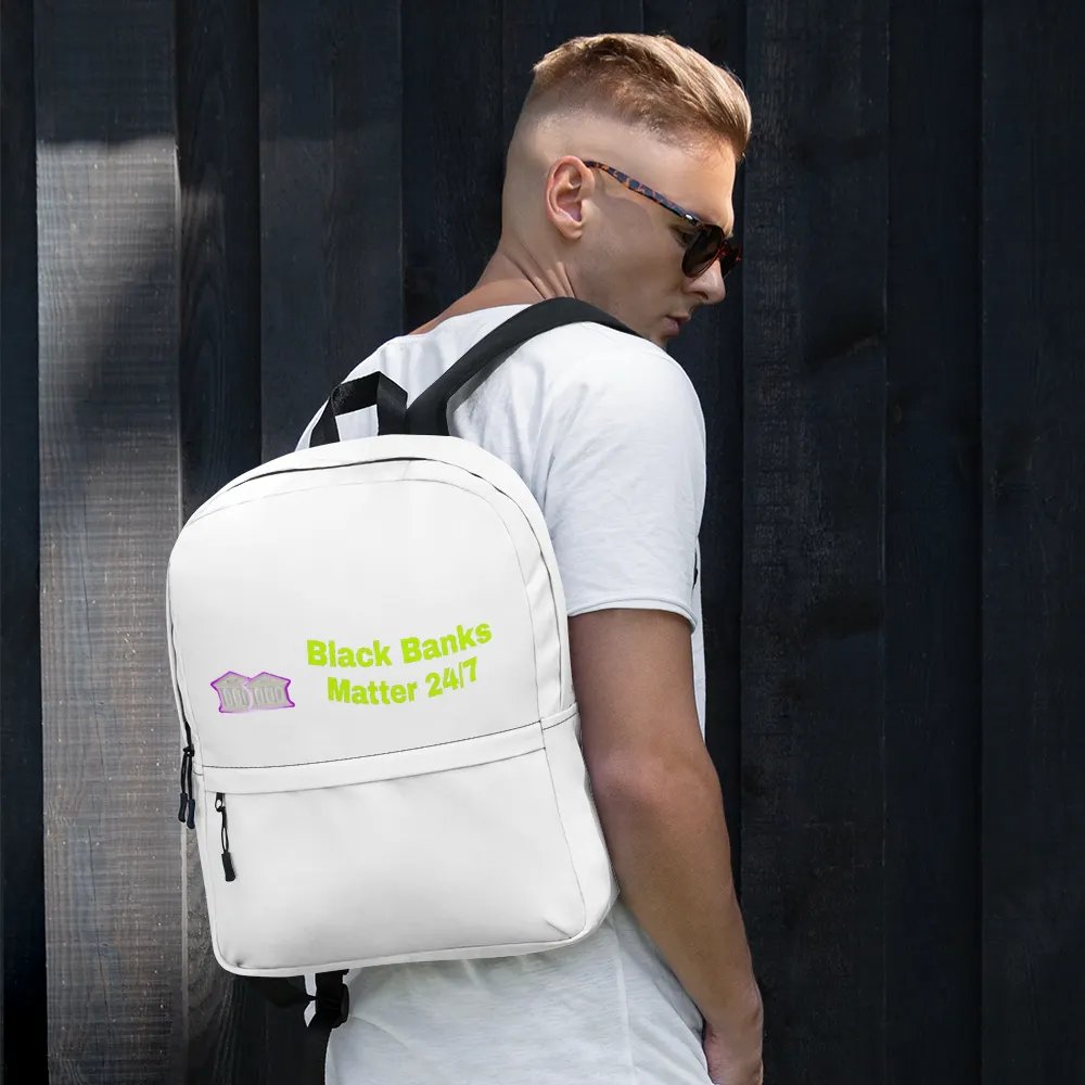 Empowerment All Over: Black Banks Matter Backpack product image (3)