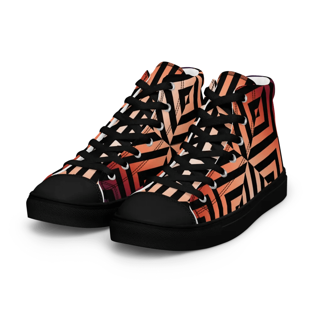 Golden Hour Illusion Women's High Tops product image (6)