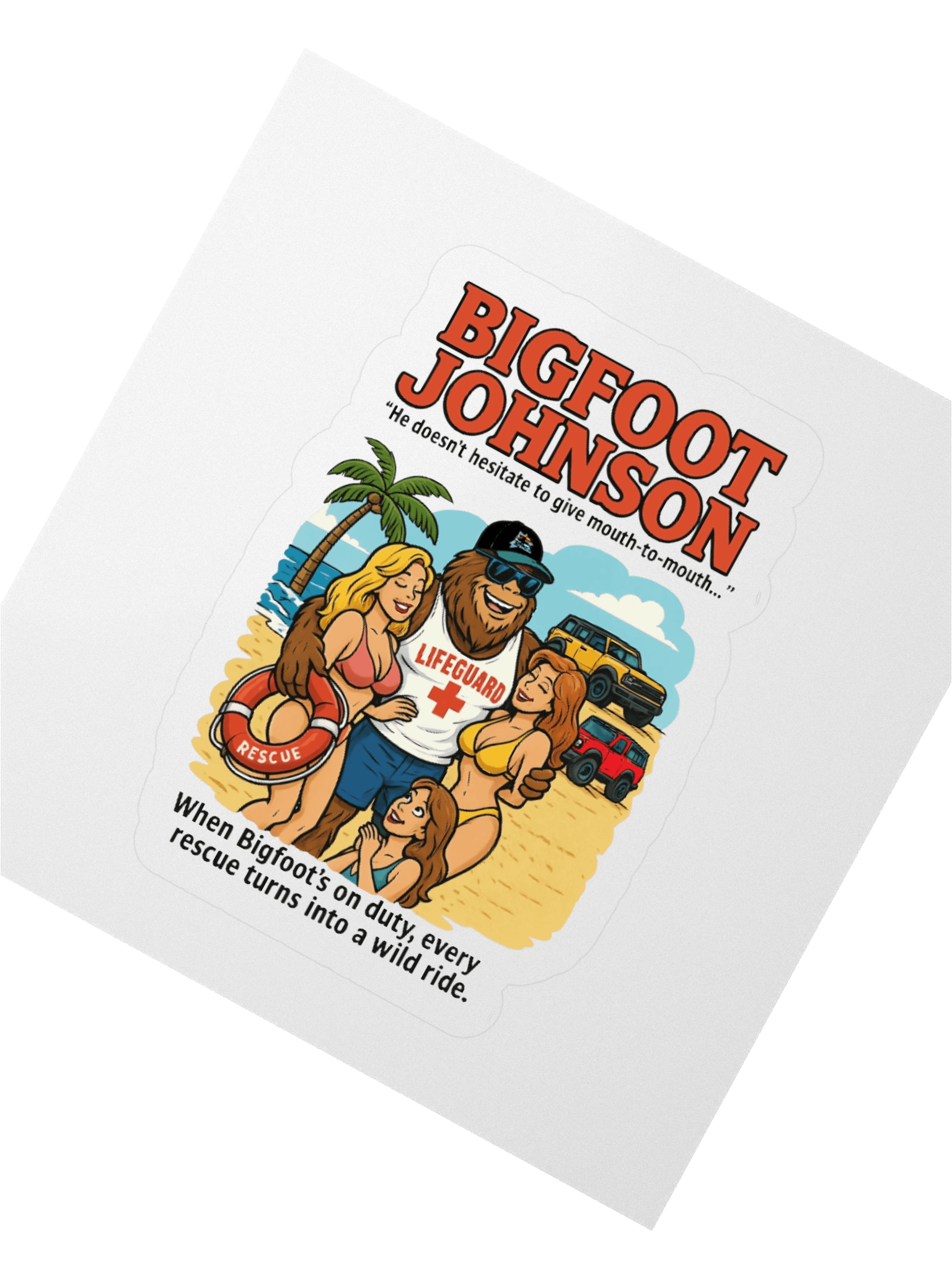 Destination Bigfoot Bronco Bigfoot Johnson Lifeguard Decal (Multiple Sizes Available) product image (6)