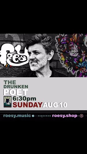 This Sunday @drunkenpoetmusic