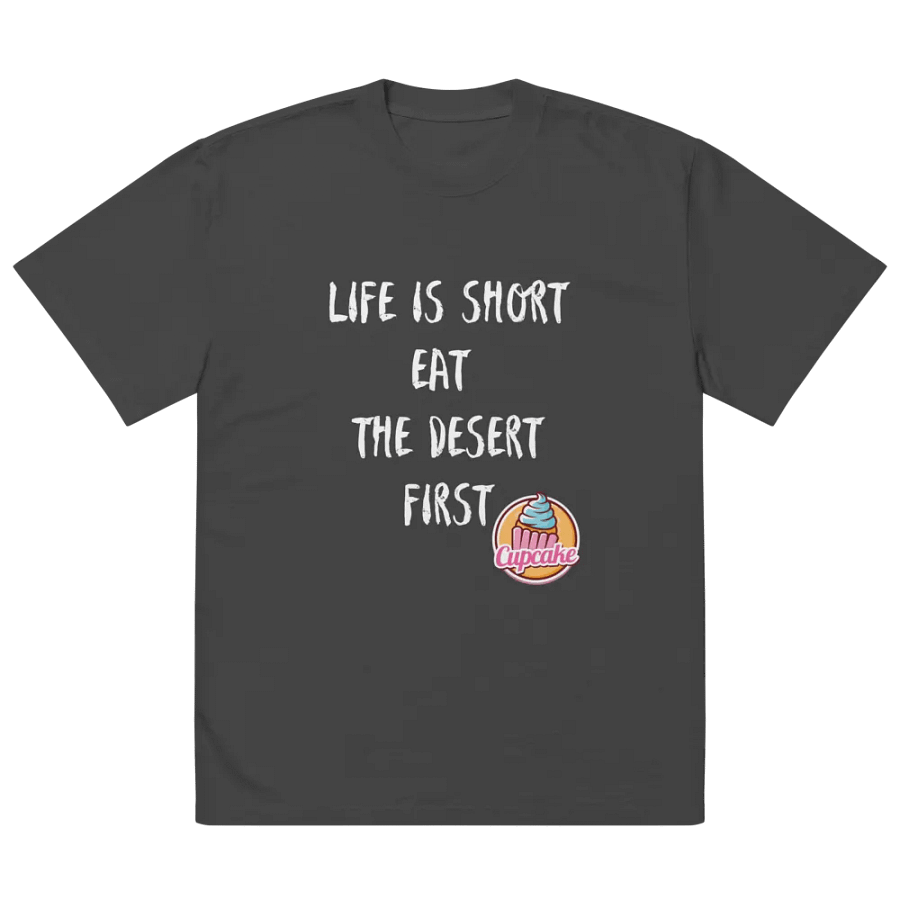 Frosting First Cupcake Oversized Tee product image (3)