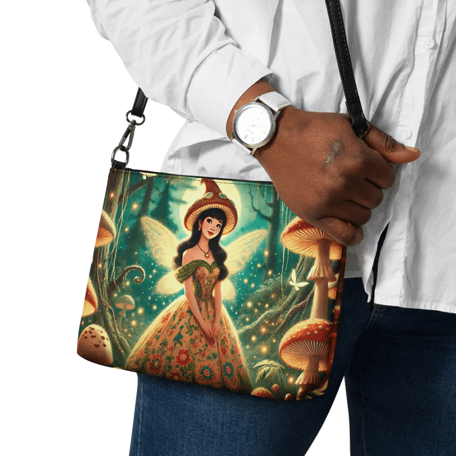 Mushroom Fairy All-Over Print Crossbody Bag product image (11)