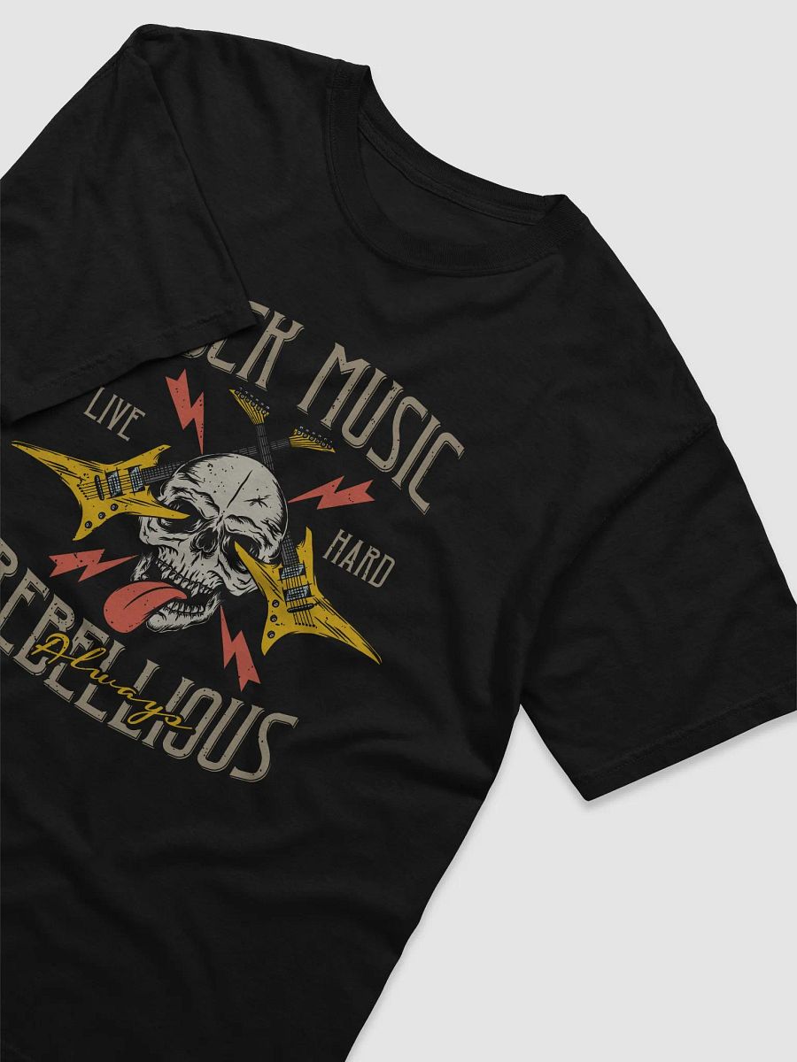 Rebellious Rock Skull Graphic T-Shirt product image (2)