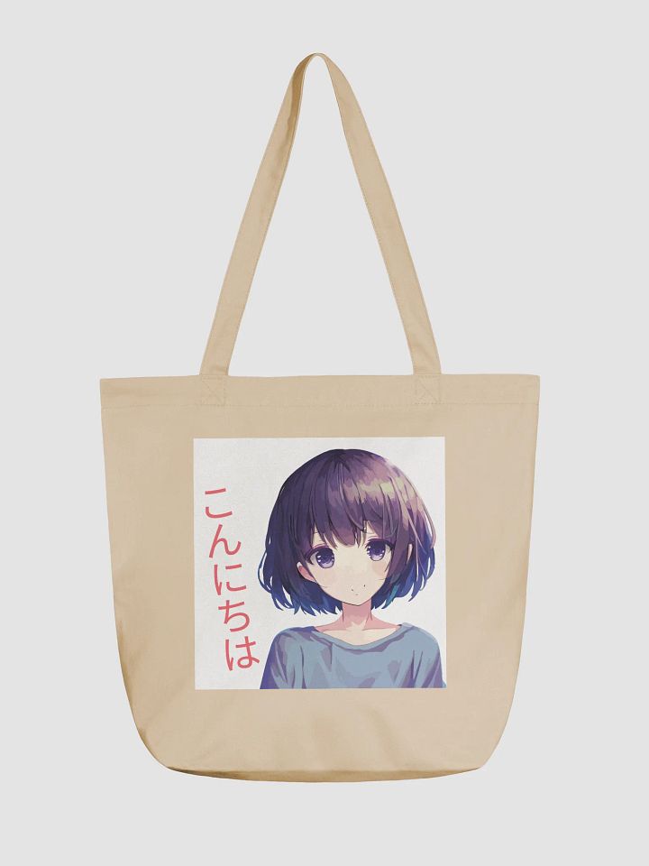 Kawaii Anime Girl Printed Tote Bag - Japanese Aesthetic Casual Shoulder Bag product image (1)