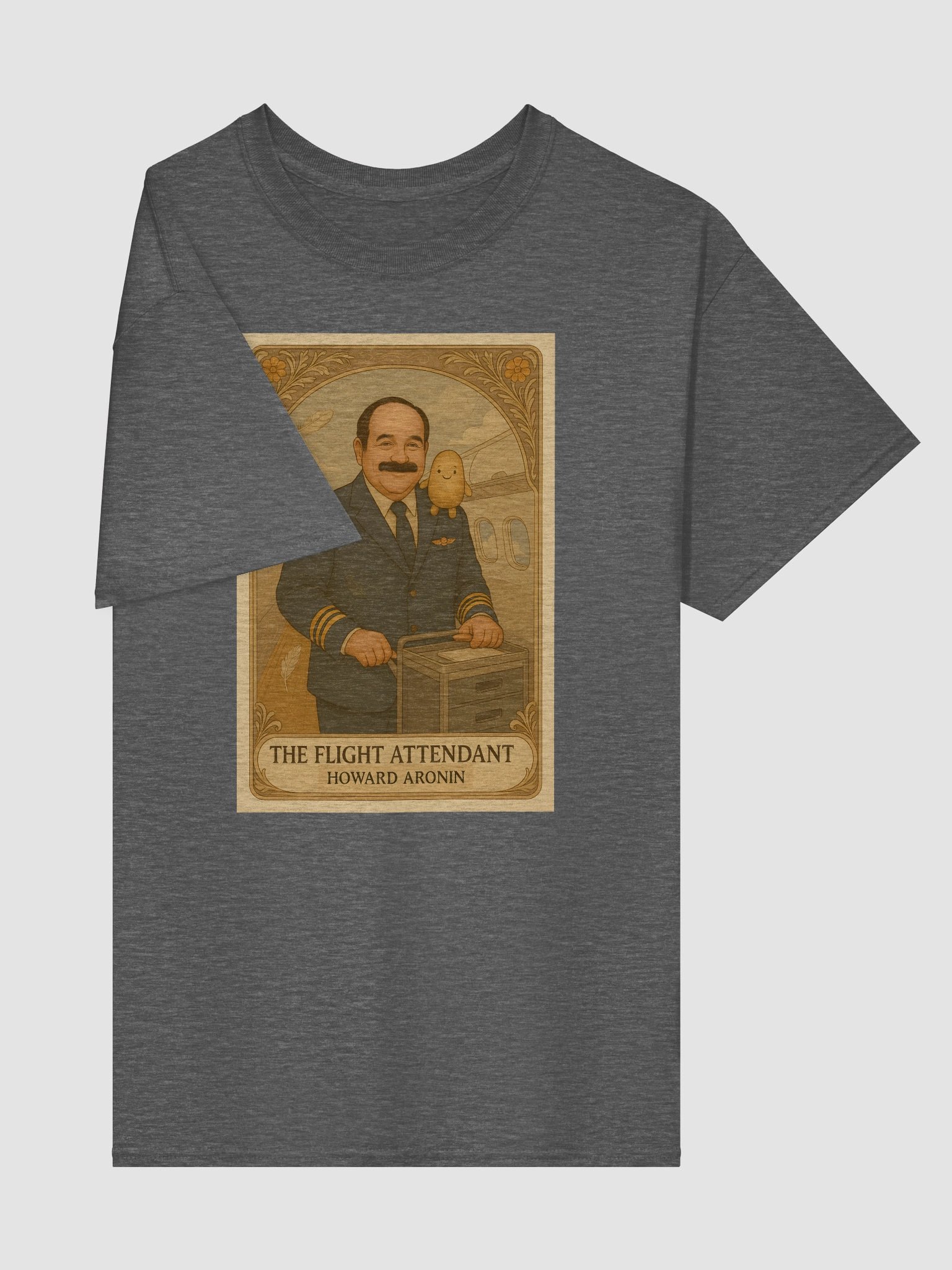 Tarot Card Shirt - Howard Aronin - Lunch Therapy on the back - Unisex Ultra Cotton Tee product image (52)