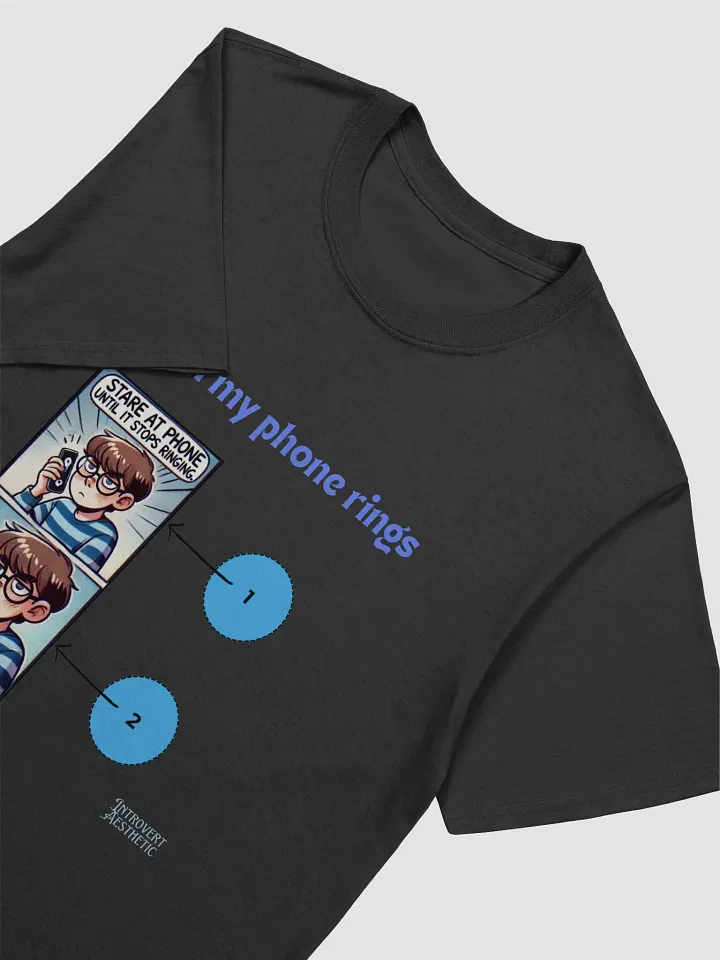 Phone Call Comic Strip Unisex T-Shirt product image (2)
