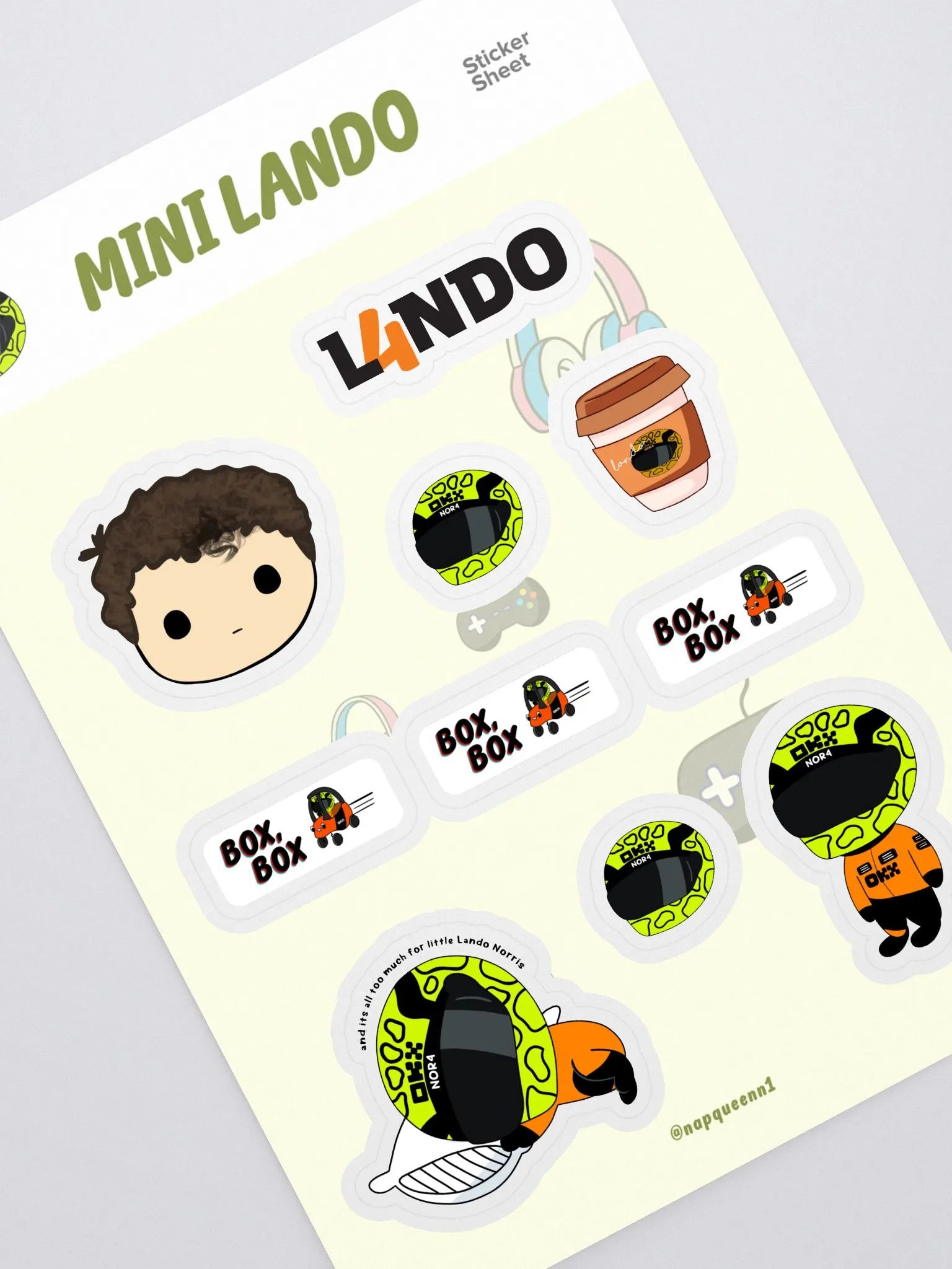 Mini Lando - Sticker Sheet product image (1)