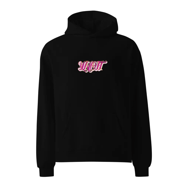 Gradient Typography Hoodie - Chroma Pink product image (1)