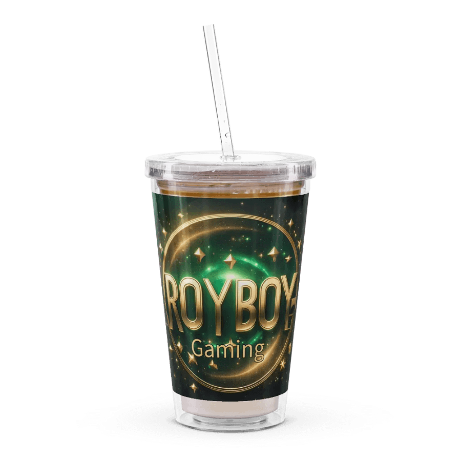 Royboy Gaming Double Wall Clear Plastic Tumbler product image (8)