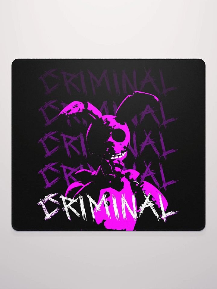 CRIMINAL - PREMIUM Gaming Mousepad (Black) product image (2)