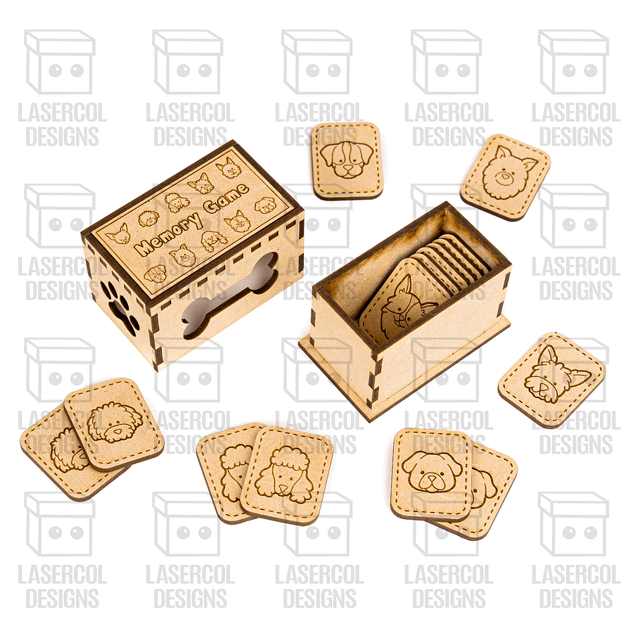 Memory Game (Dogs) Version - Laser Cut Files product image (4)