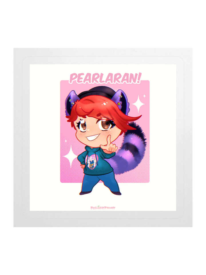 Racoon Pearl Sticker product image (1)