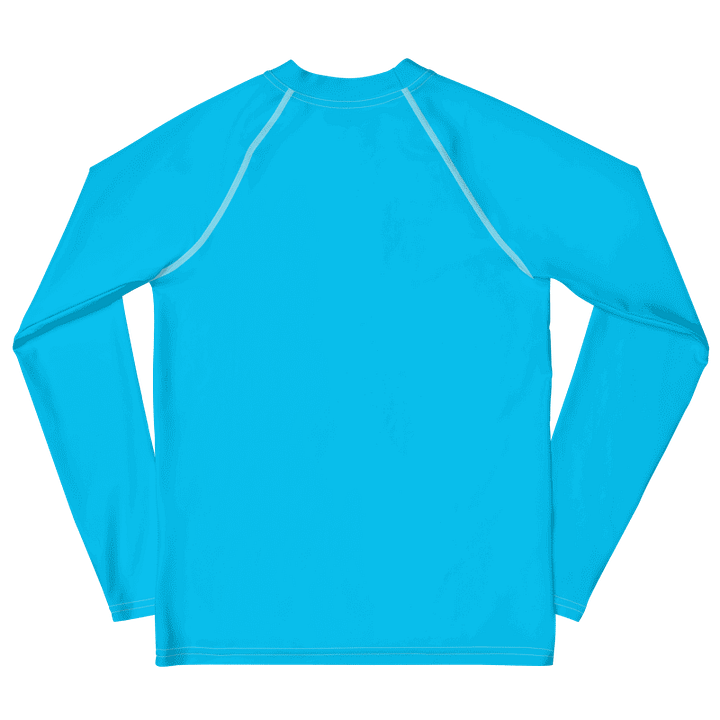 Wild Blue Neon Youth Rash Guard product image (2)