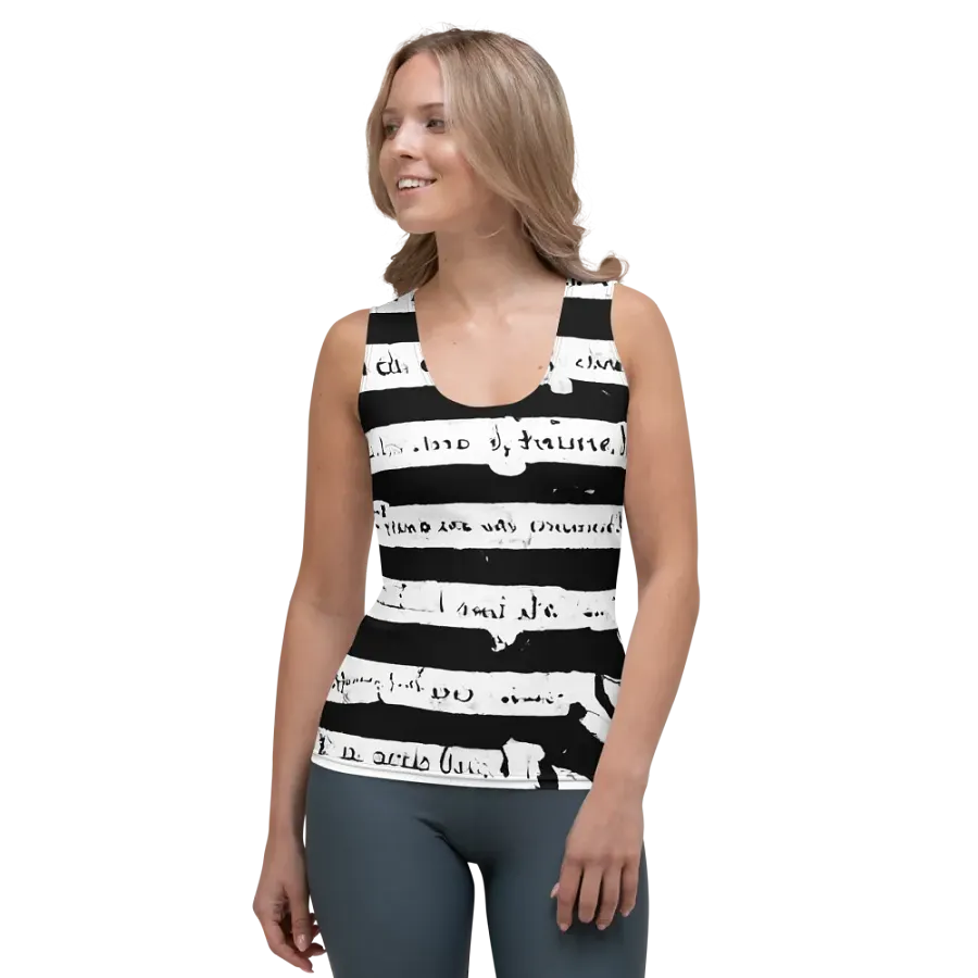 Bloom and Words Women's Tank Top product image (1)