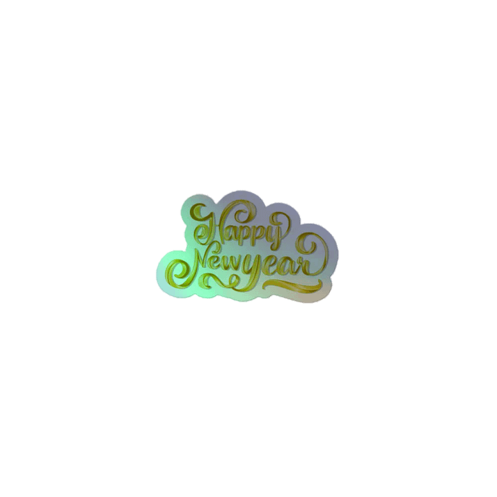 Happy new year STICKER product image (1)
