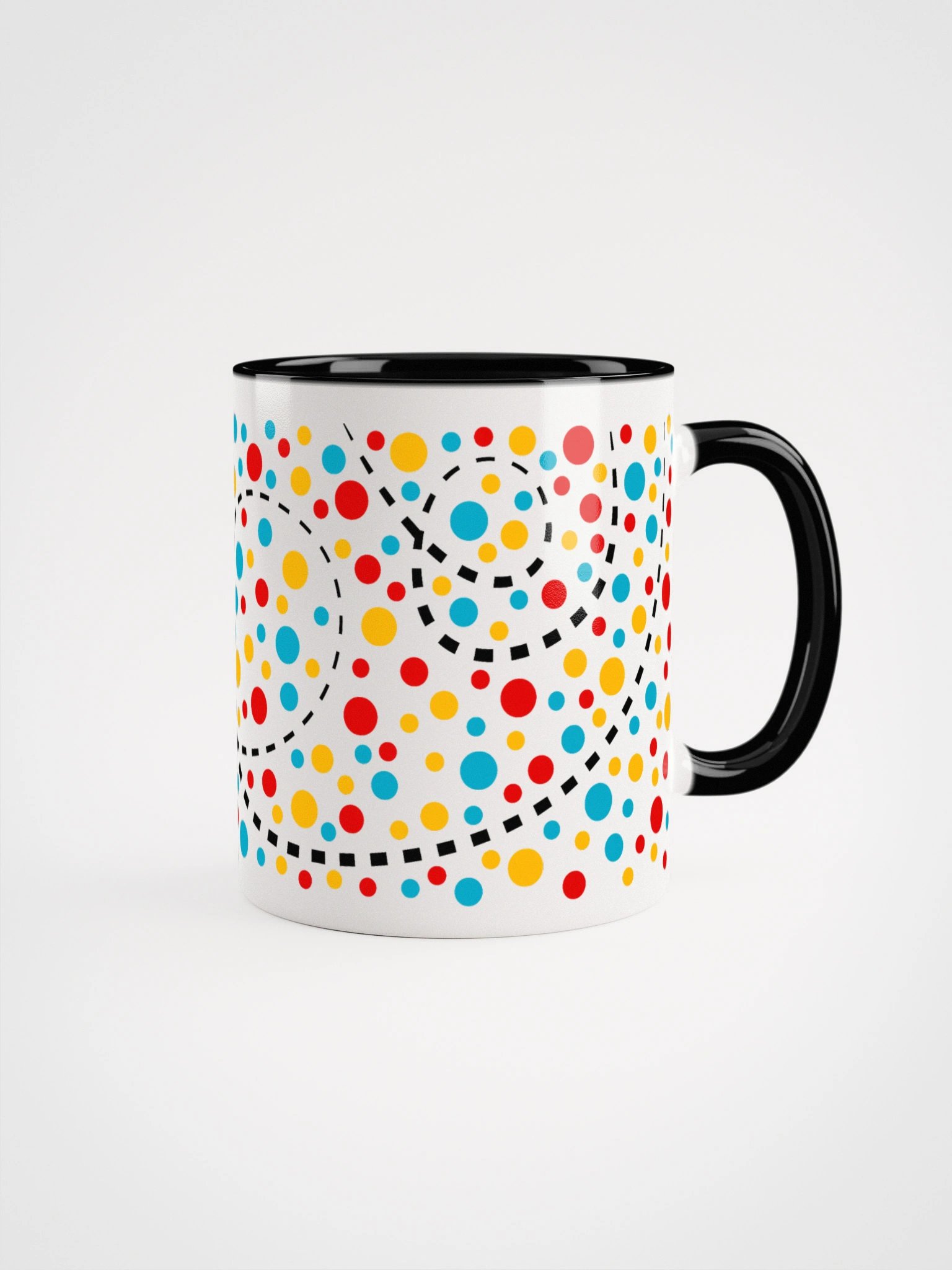 Mug - Dashes & Dots - White product image (1)