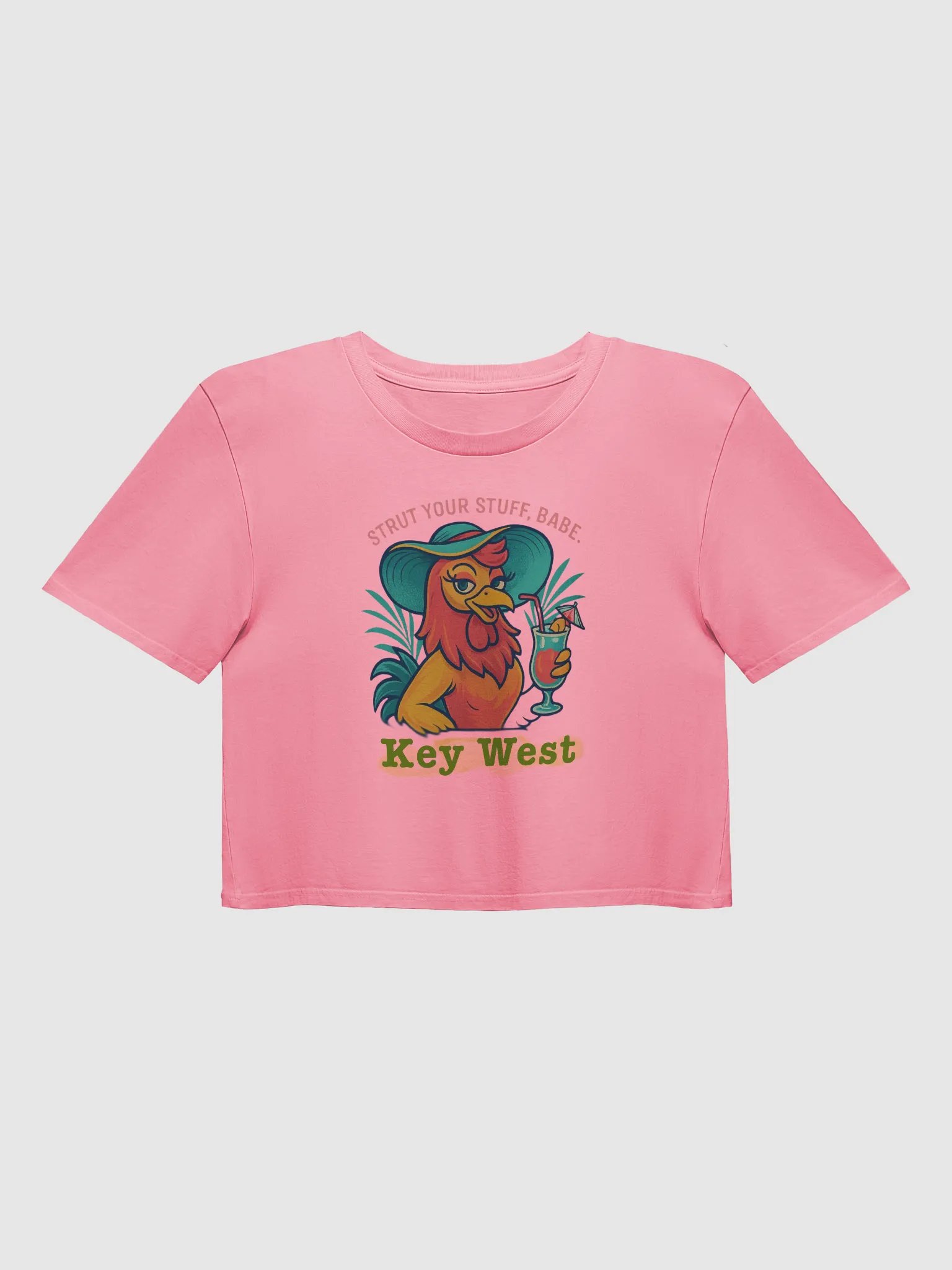 Key West Strut Your Stuff, Babe Rooster Ladies Crop Top product image (3)