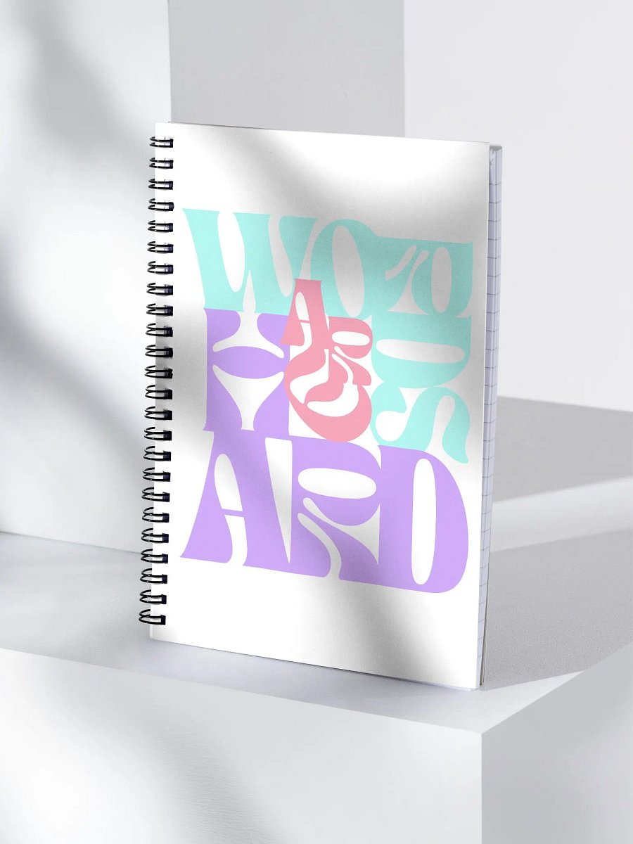 Words Are Hard Notebook Color product image (4)