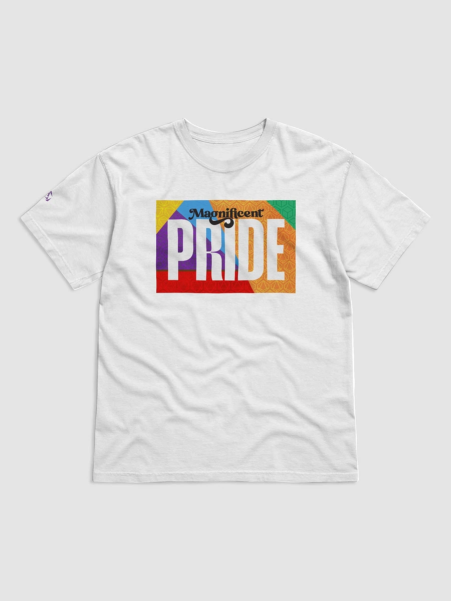 Magnificent PRIDE Pattern Tee - White product image (2)