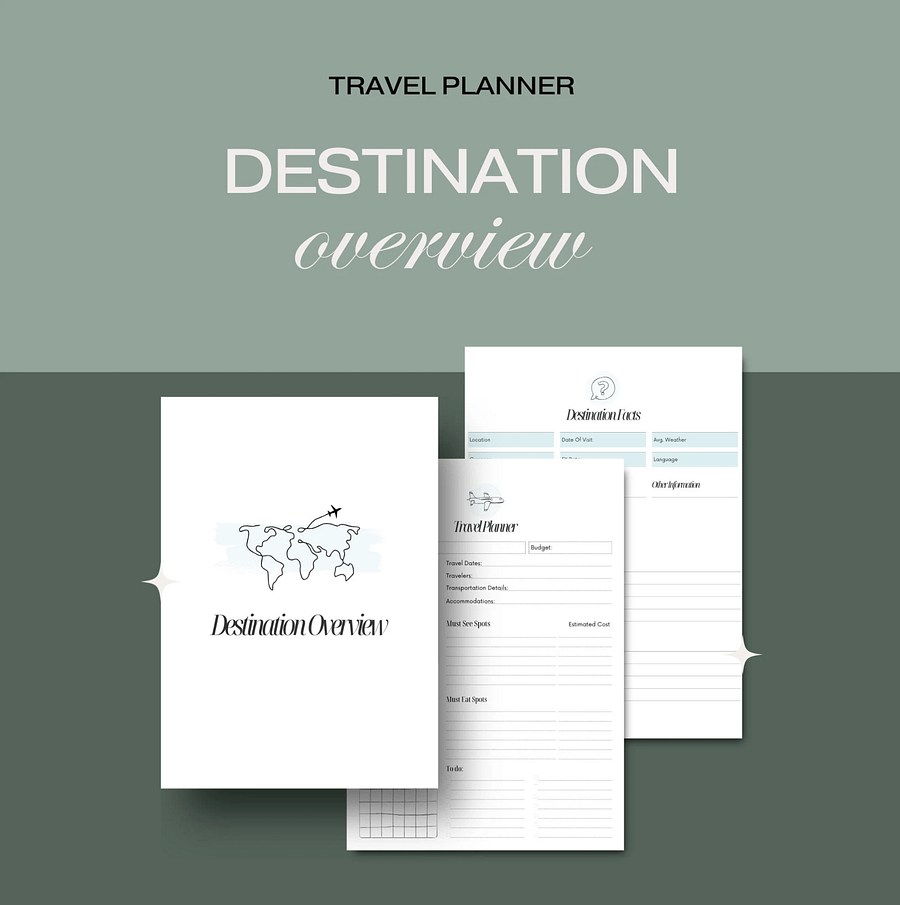 Ultimate Travel Planner | A5 & Letter Size product image (4)