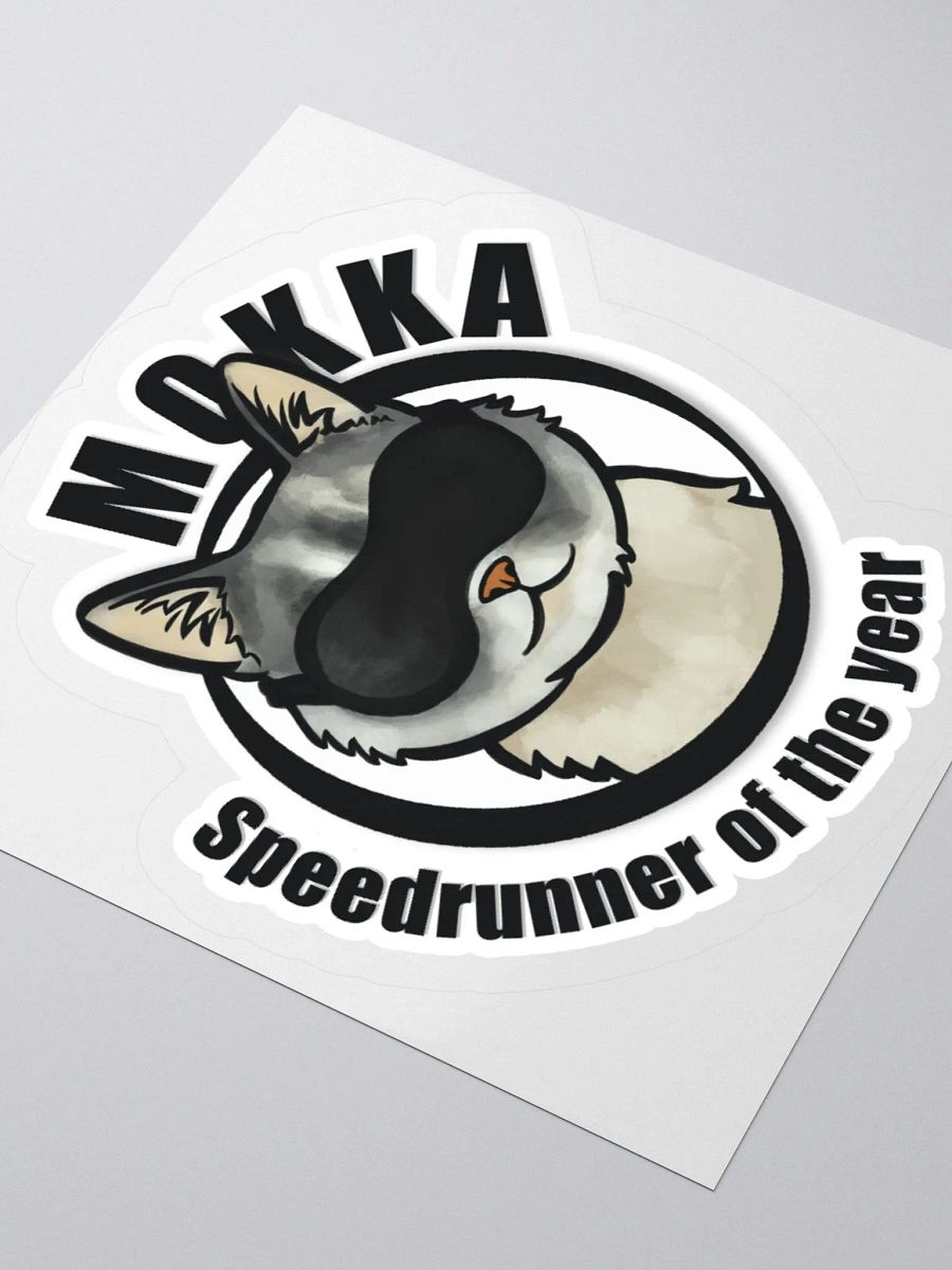 Mokka - Speedrunner of the Year Sticker product image (8)
