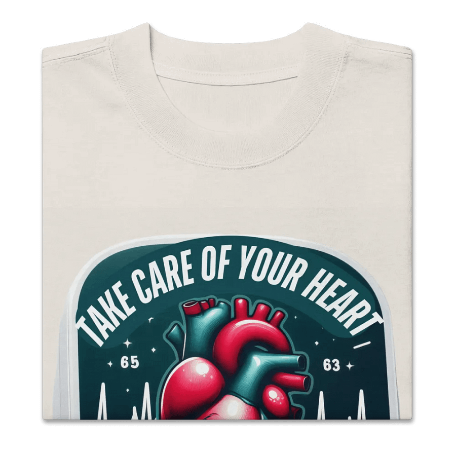 Heartbeat of Life Oversized Tee product image (30)