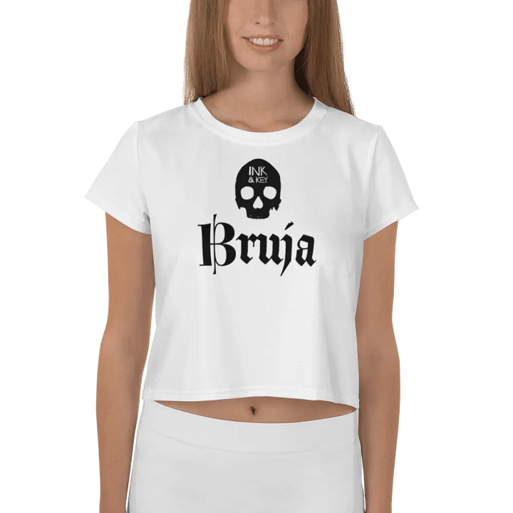 Ink & Key Skull Bruja Crop Tee product image (1)