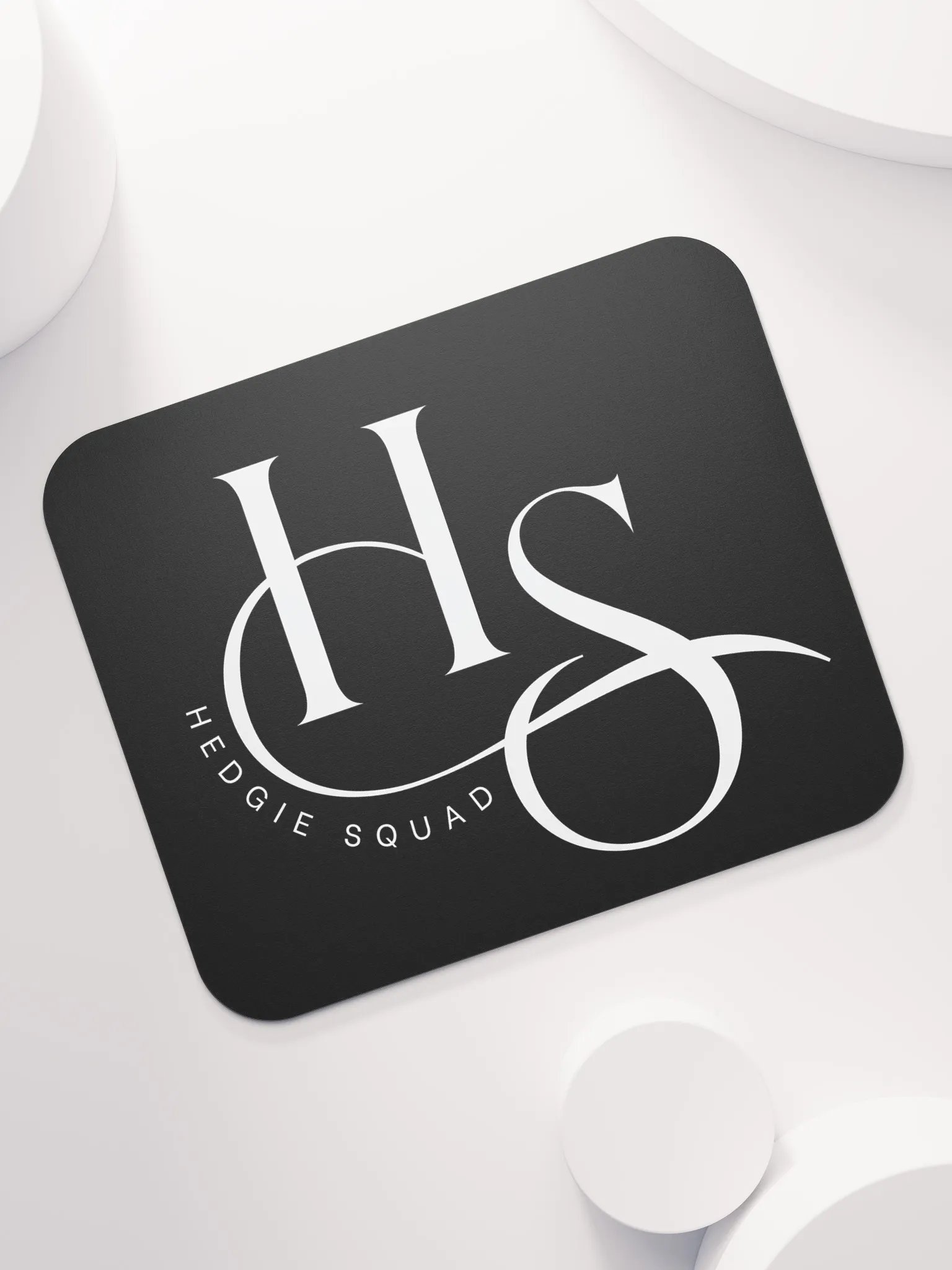 Hedgie Squad black mousepad (8.7″ × 7.1″ // 22cm × 18cm) product image (7)
