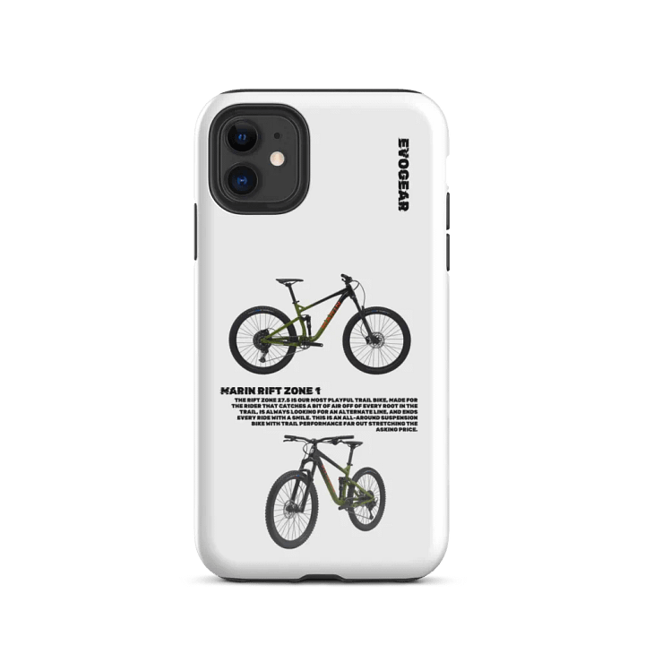 White Marin Rift Zone 1 iPhone Case product image (2)