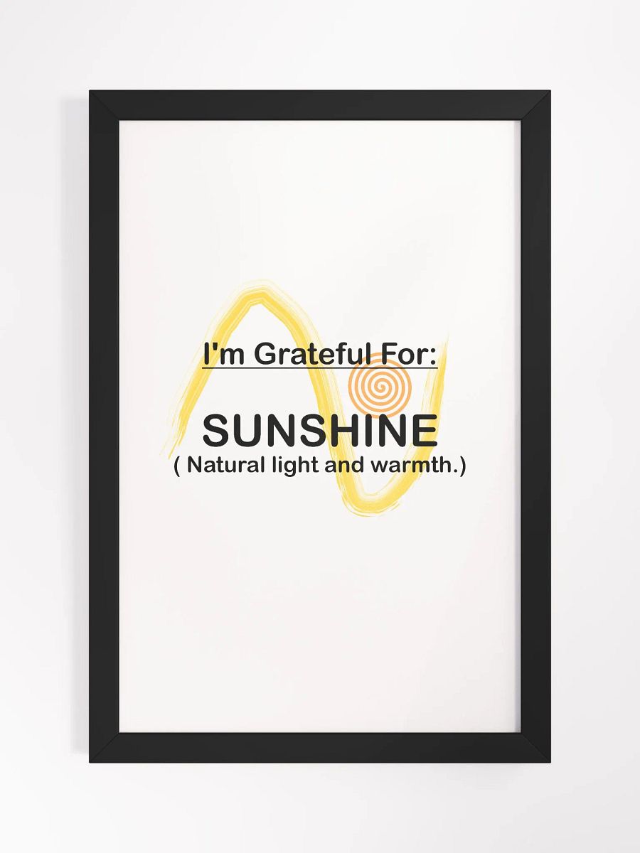 I AM GRATEFUL FOR SUNSHINE product image (1)