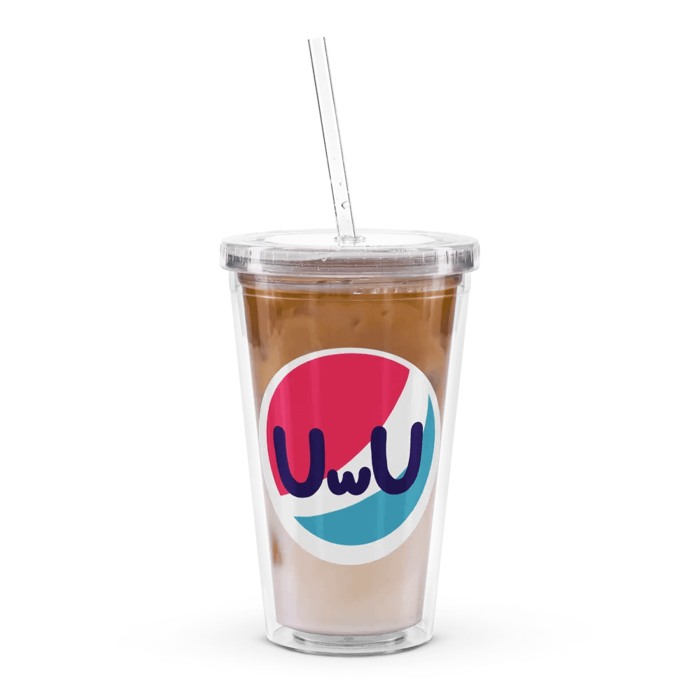 UwU Clear Plastic Cup product image (8)