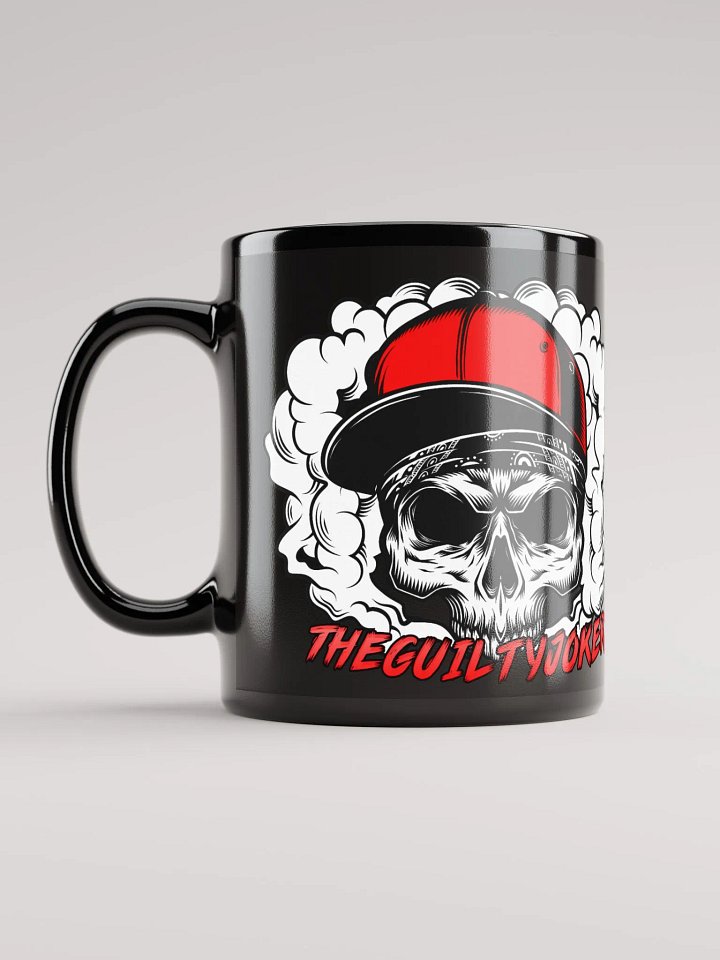 "Vaping Skull" Gloss Black Mug product image (2)