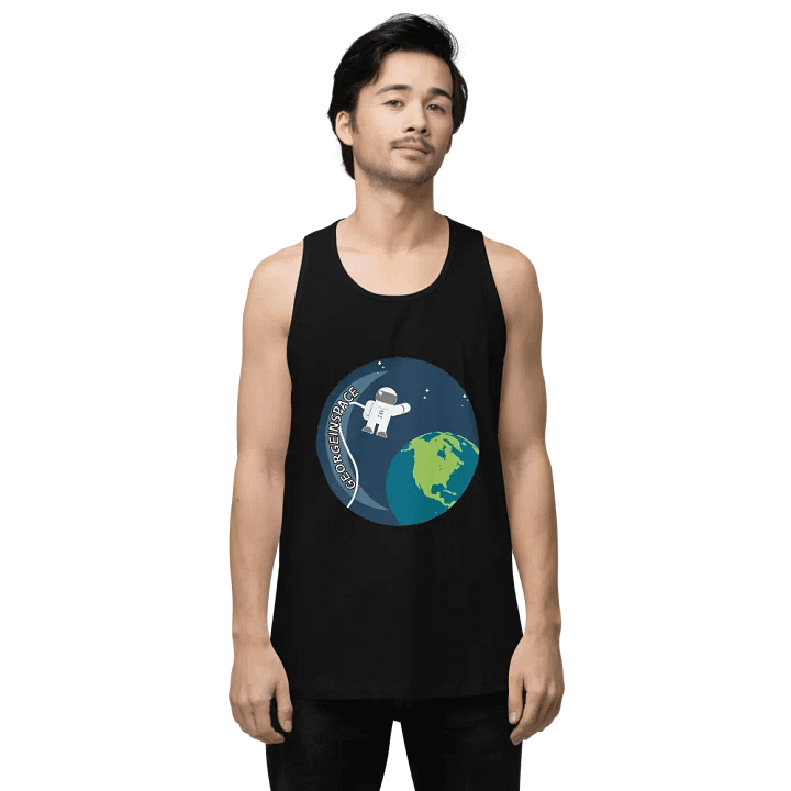 GeorgeInSpace Cotton Heritage Men's Premium Tank Top product image (1)