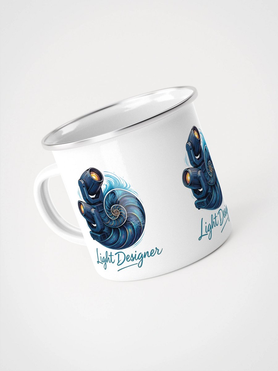Theatrically Jerry: "LD Nautilus" Light Designer Enamel Mug product image (4)