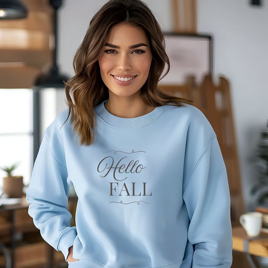 Hello FALL Classic Crewneck Sweatshirt product image (1)
