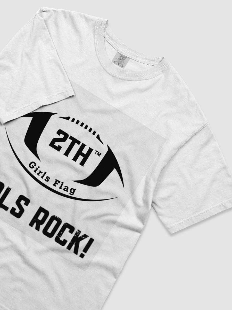 2THAHOU2E Flag Football "Girls Rock" T Shirt product image (3)