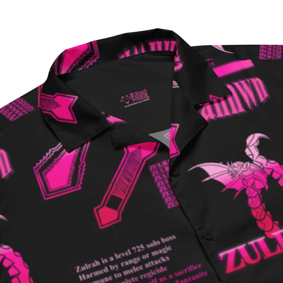 Valentines Zulrah Button Up (Black) product image (3)