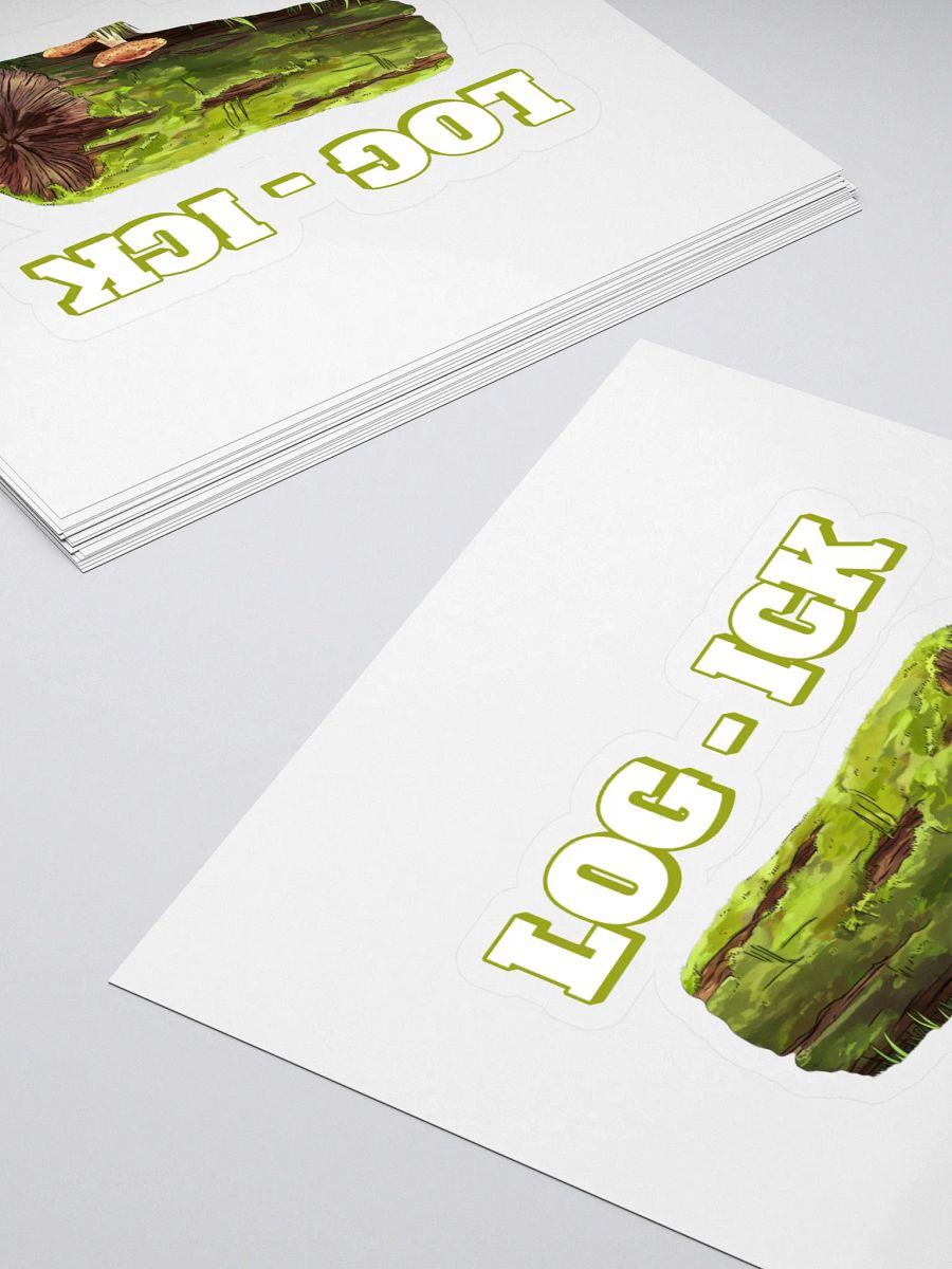 Log - Ick: Funny Play On Words Sticker product image (4)