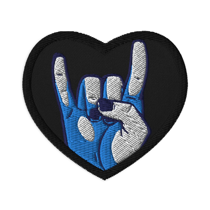 Love And Rock Embroidered Patch product image (1)