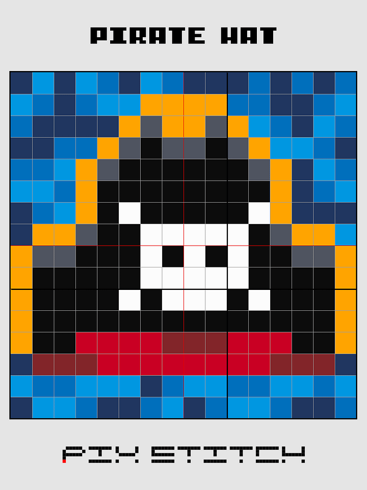 Pirate Hat Pixel Art product image (2)